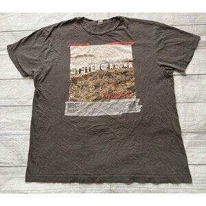 System Of A Down Toxicity Album Cover Tracklist T Shirt Size XL Modern Reprint